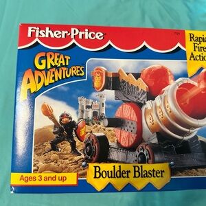 Fisher-Price Great Adventures Boulder Blaster with Red and Black
